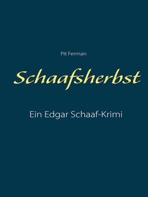 cover image of Schaafsherbst
